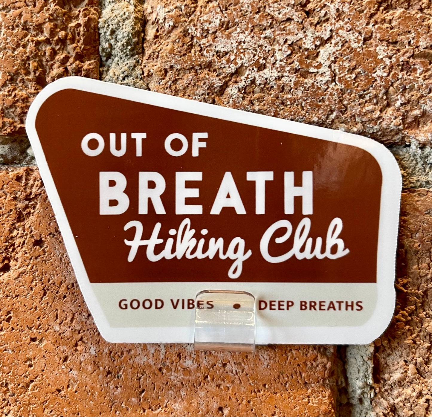 Mo & Co- Out of Breath Hiking Club Sticker