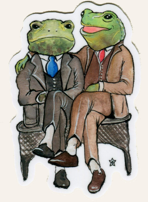 Darling Illustrations-You're Ribbiting Sticker