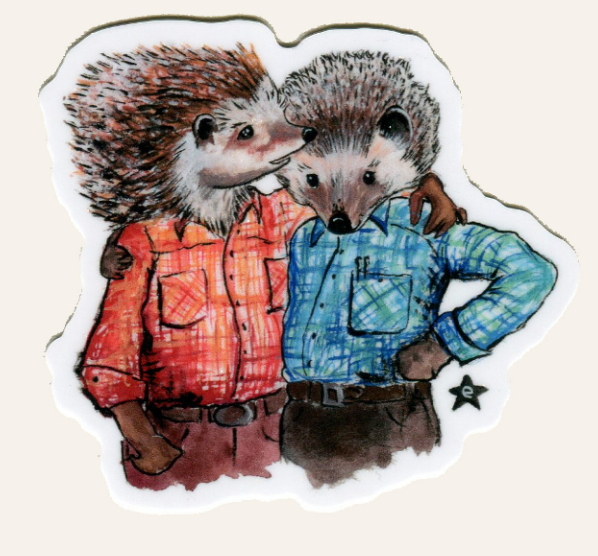 Darling Illustrations-Quill You Be Mine Sticker
