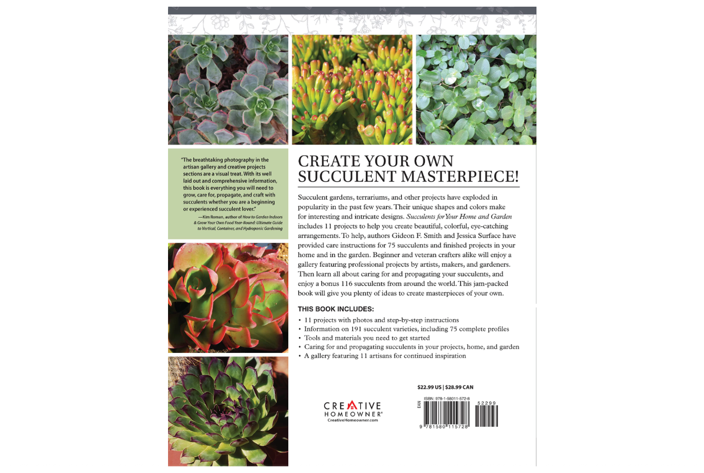 Oddly Enough Books-Succulents for Your Home or Garden Plant Book