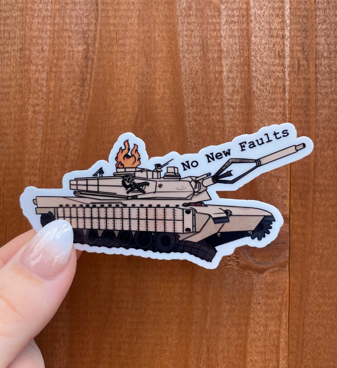 Emily Smith- No New Faults Sticker
