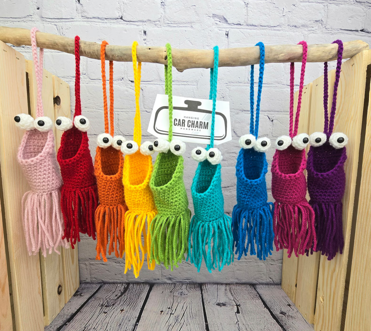 The Salty Stitchery- Yip Yip Car Hangers