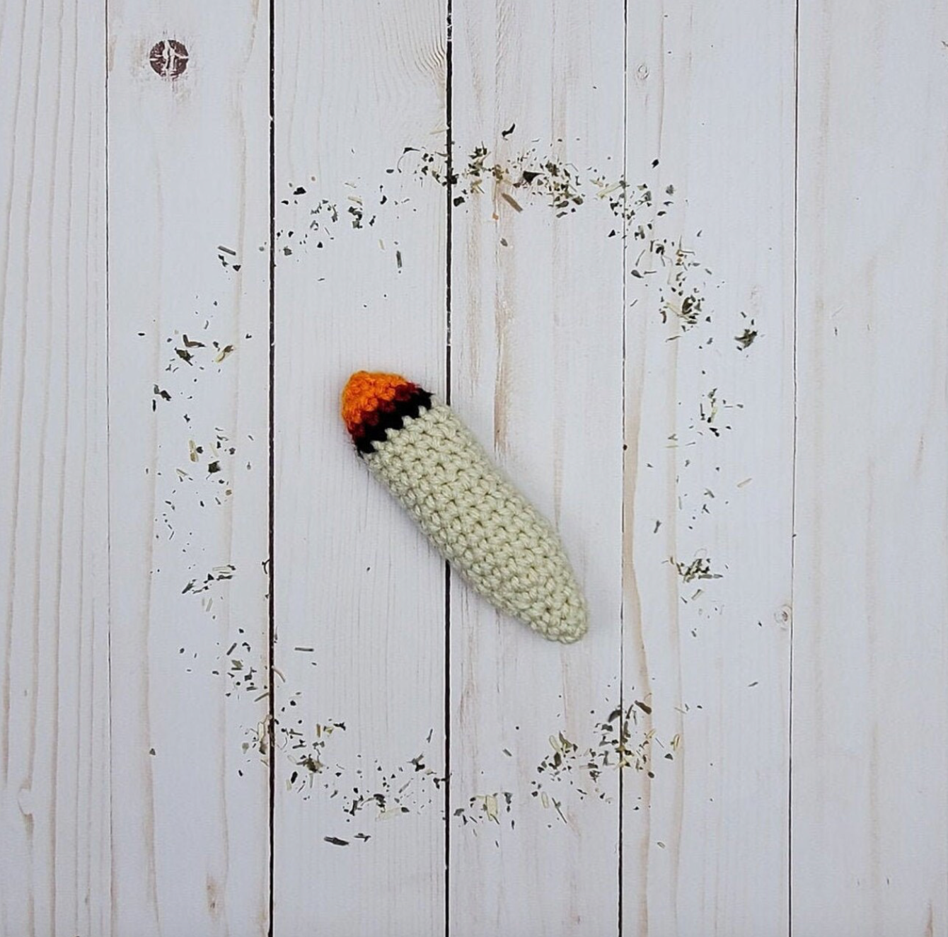 The Salty Stitchery- Catnip Doobie Cat Toy