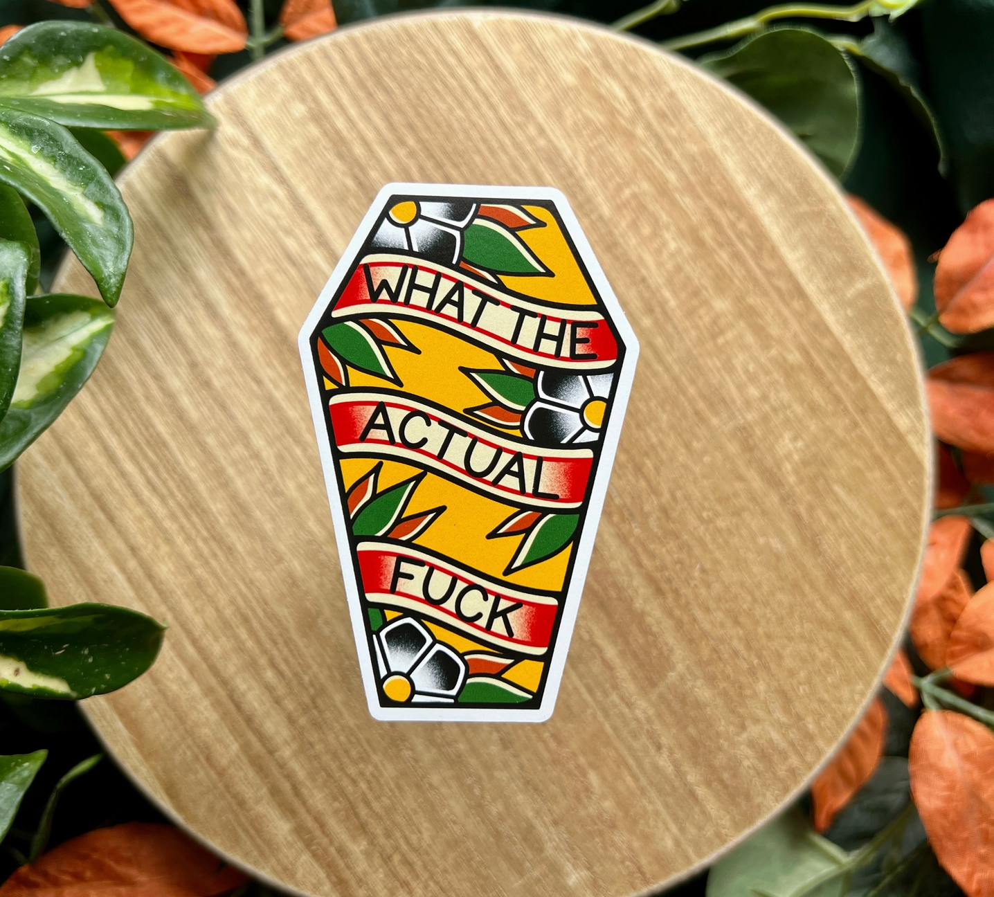 Mourning Breath Shoppe- What the Actual Fuck Sticker