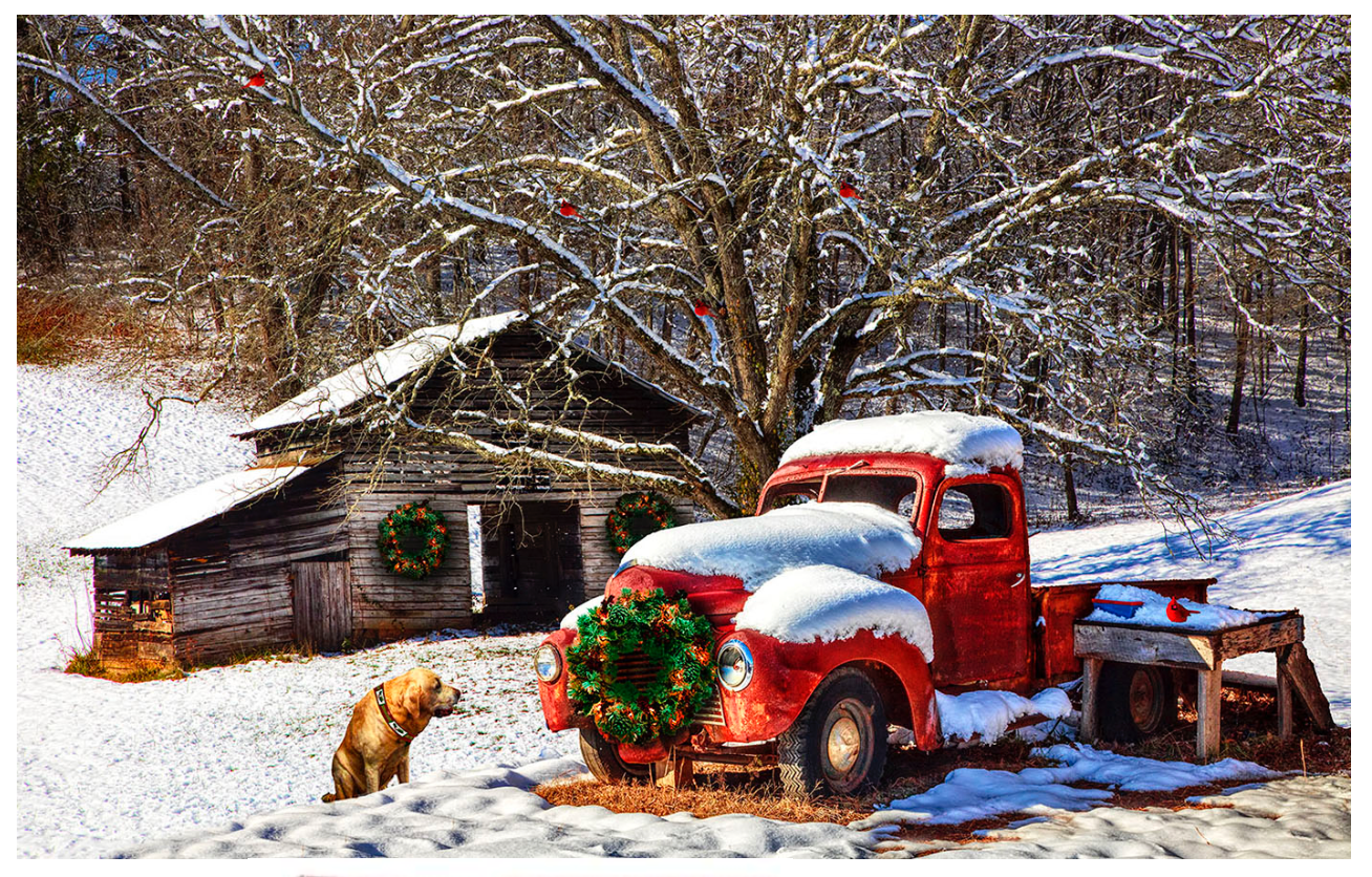 SunsOut- 550 pc A Nostalgic Christmas Eve