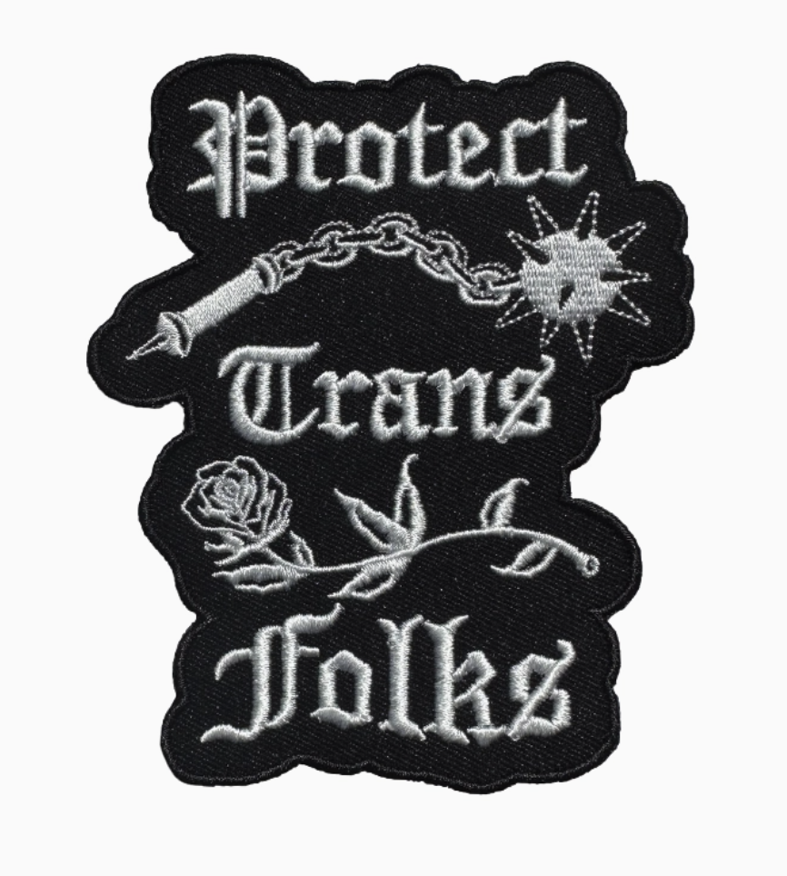 Transfigure Print Co- Protect Trans Folks/Kids Patch
