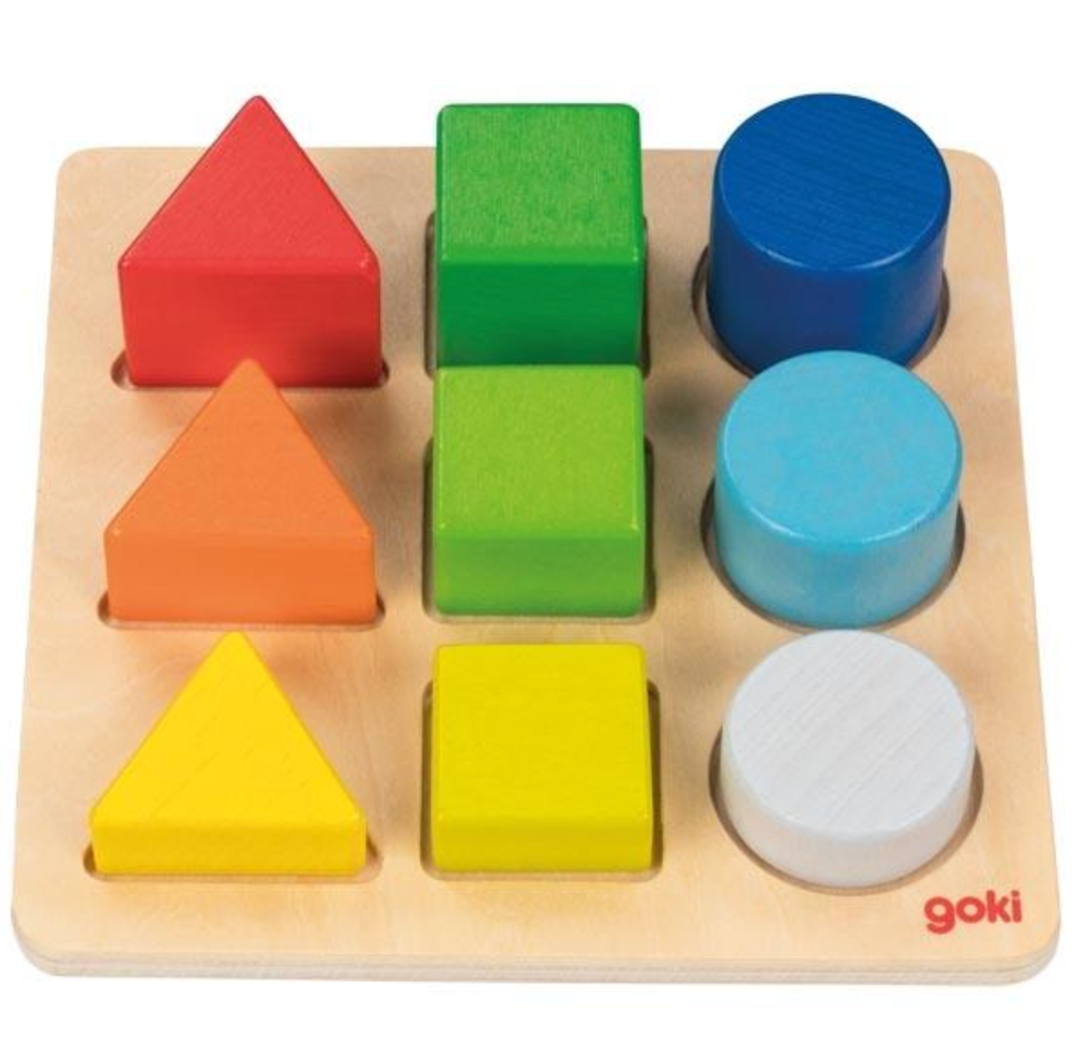 Goki- Color and Shape Sorting Board