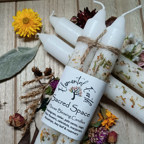 Elemental Earth Shop Intention Candles- Sacred Space