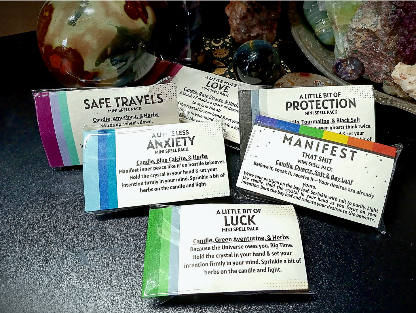Elemental Earth Shop Intention Mini Spell Packs