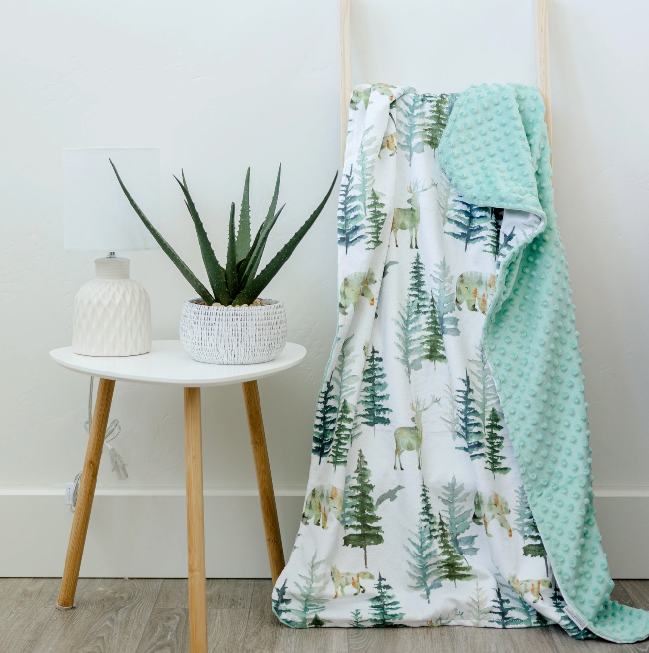 Honey Lemonade- Minky Baby and Toddler Blanket- In The Woods