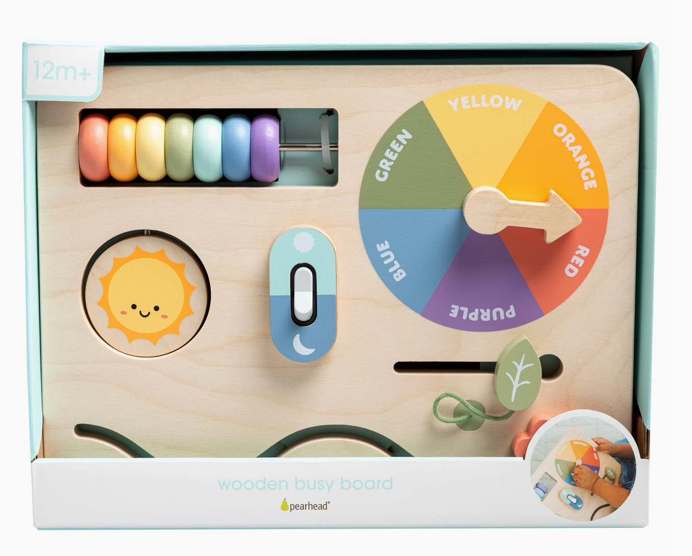 Pearhead- Wooden Busy Board