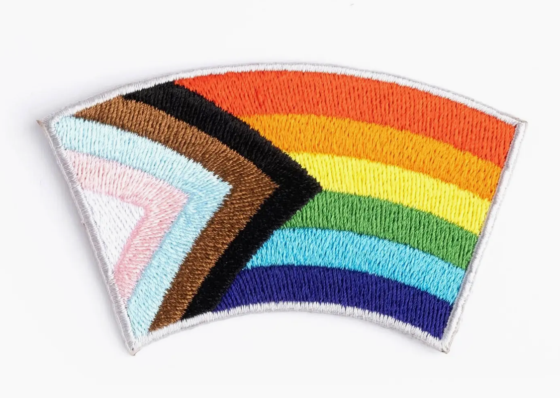 Dissent Pins- Progress Pride Flag Patch