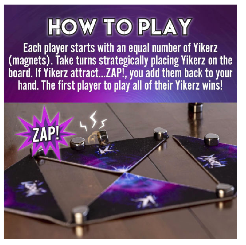Continuum Games- Yikerz - A Mensa Select Magnetic Strategy Game