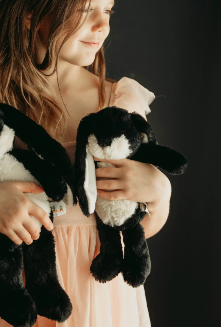 Bunnies by the Bay- Wee 8" Nibble Bunny- Black