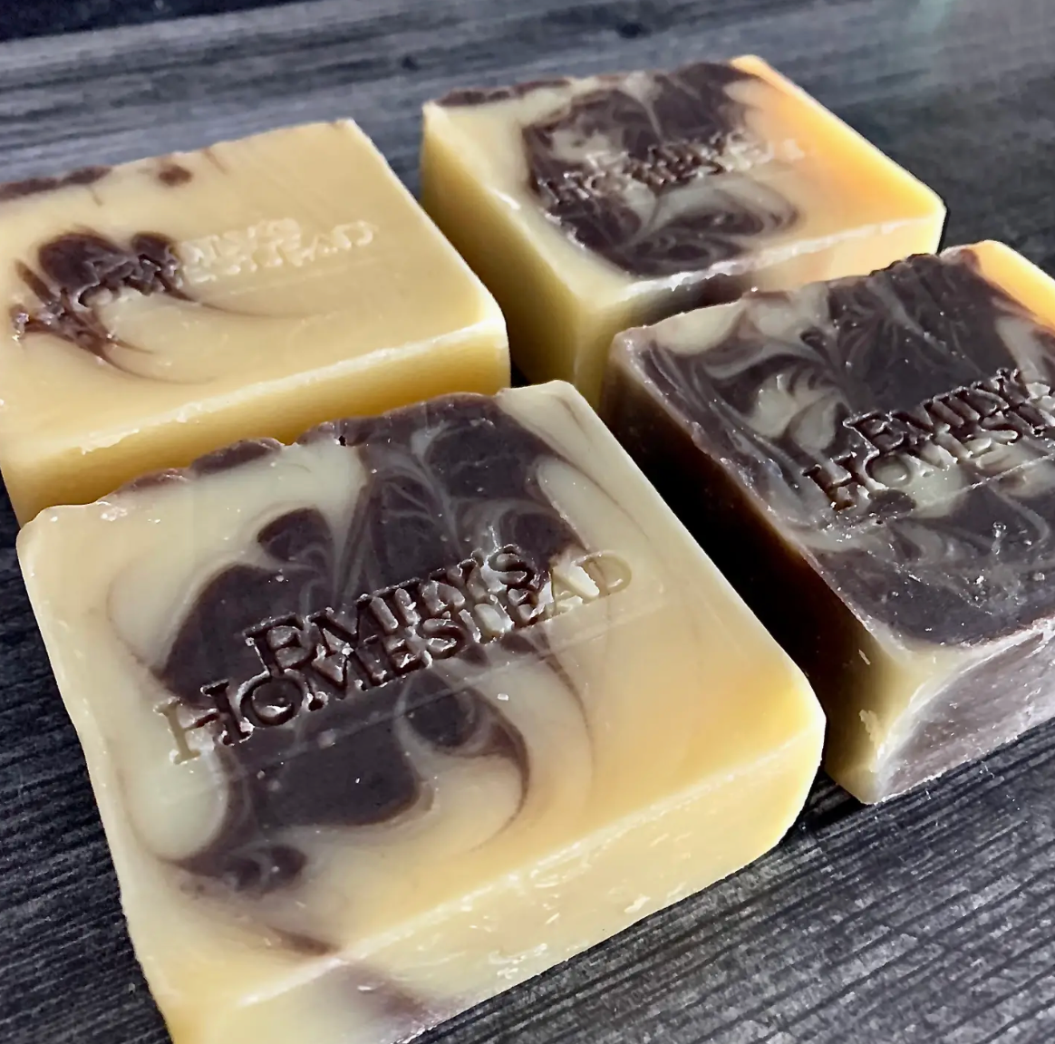 Emily's Homestead- Orange Clove Swirl Soap