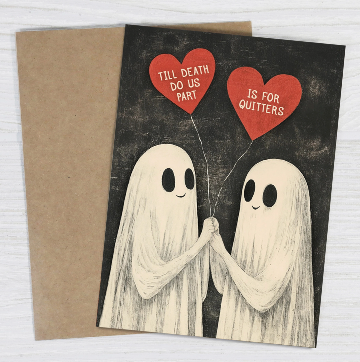 Bad Betty- Anniversary Card- Till Death Do Us Part Is For Quitters