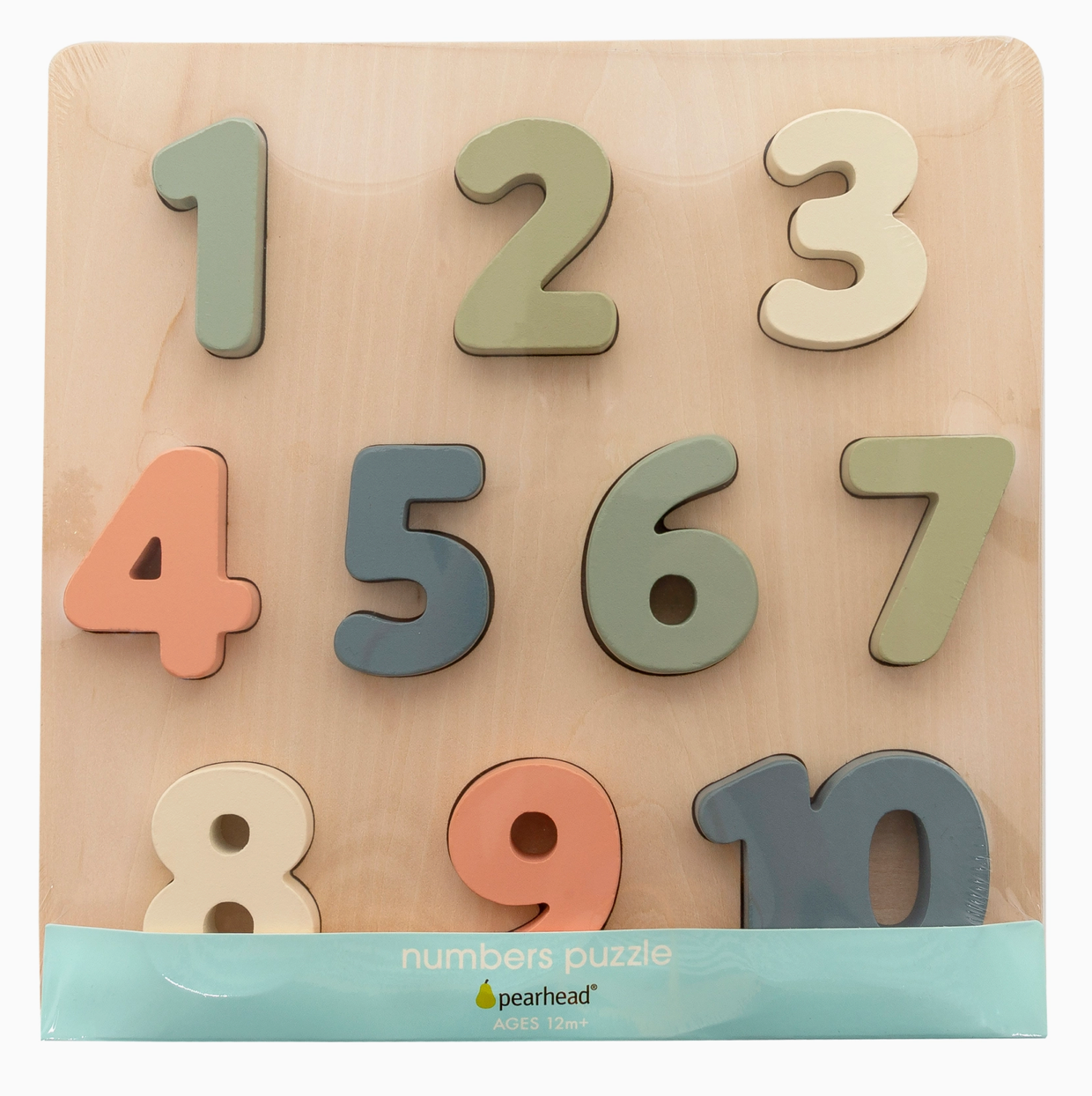 Pearhead- Wooden Numbers Puzzle
