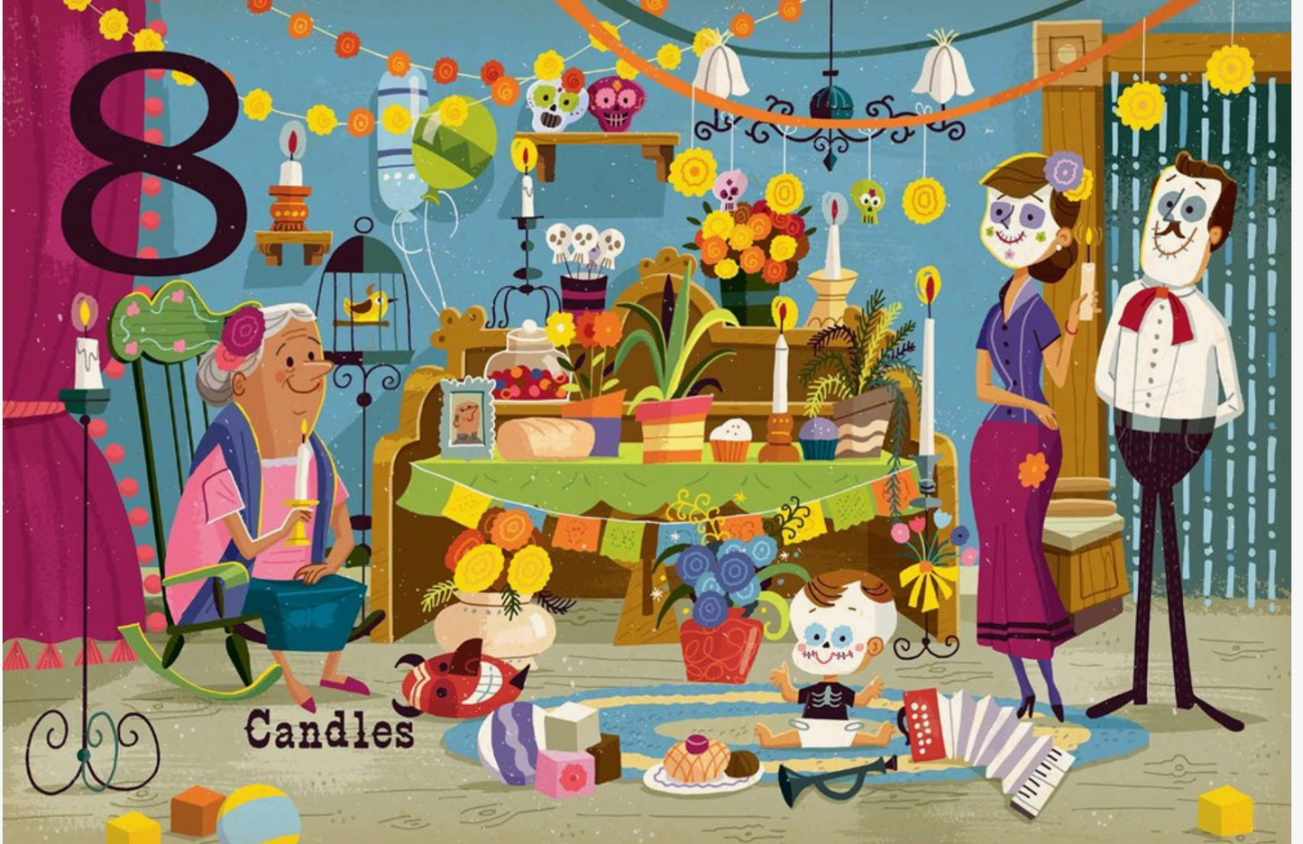 Gibbs Smith- Day of the Dead Counting Primer