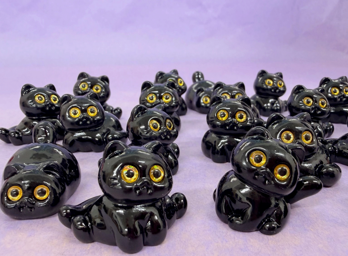 Hilarious Humanitarian- Mini Black Cat Surprise