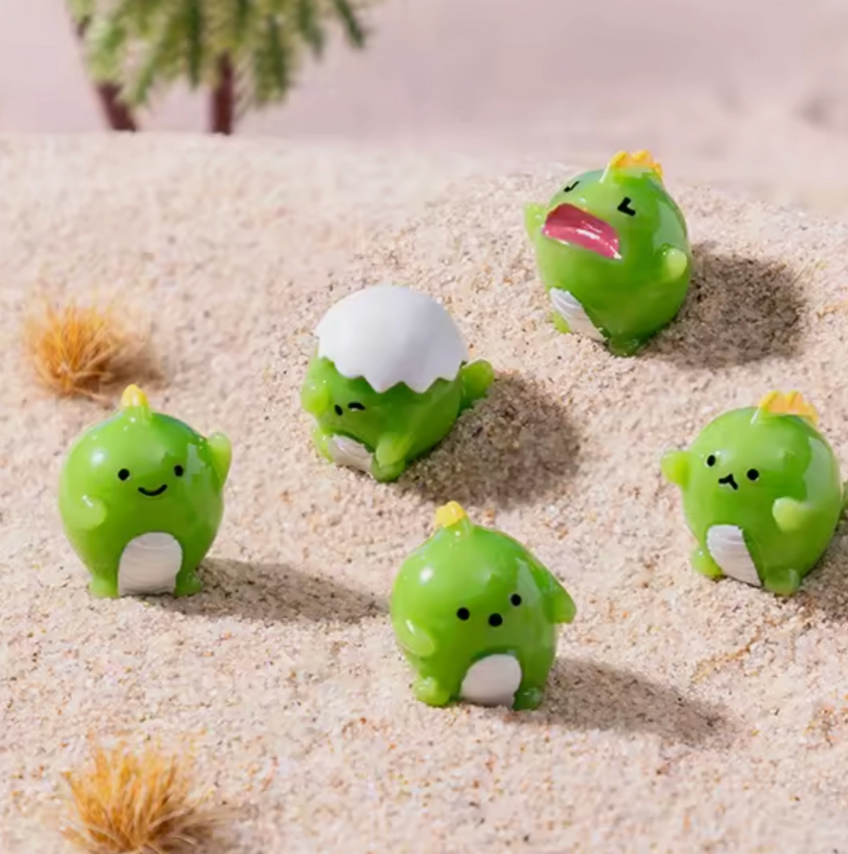 Hilarious Humanitarian- Mini Green Dino Buddy Surprise
