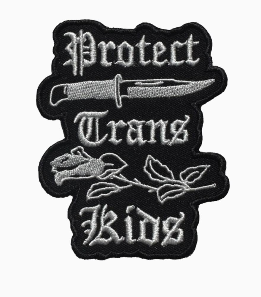 Transfigure Print Co- Protect Trans Folks/Kids Patch
