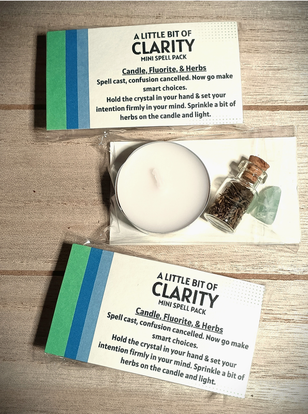 Elemental Earth Shop Intention Mini Spell Packs