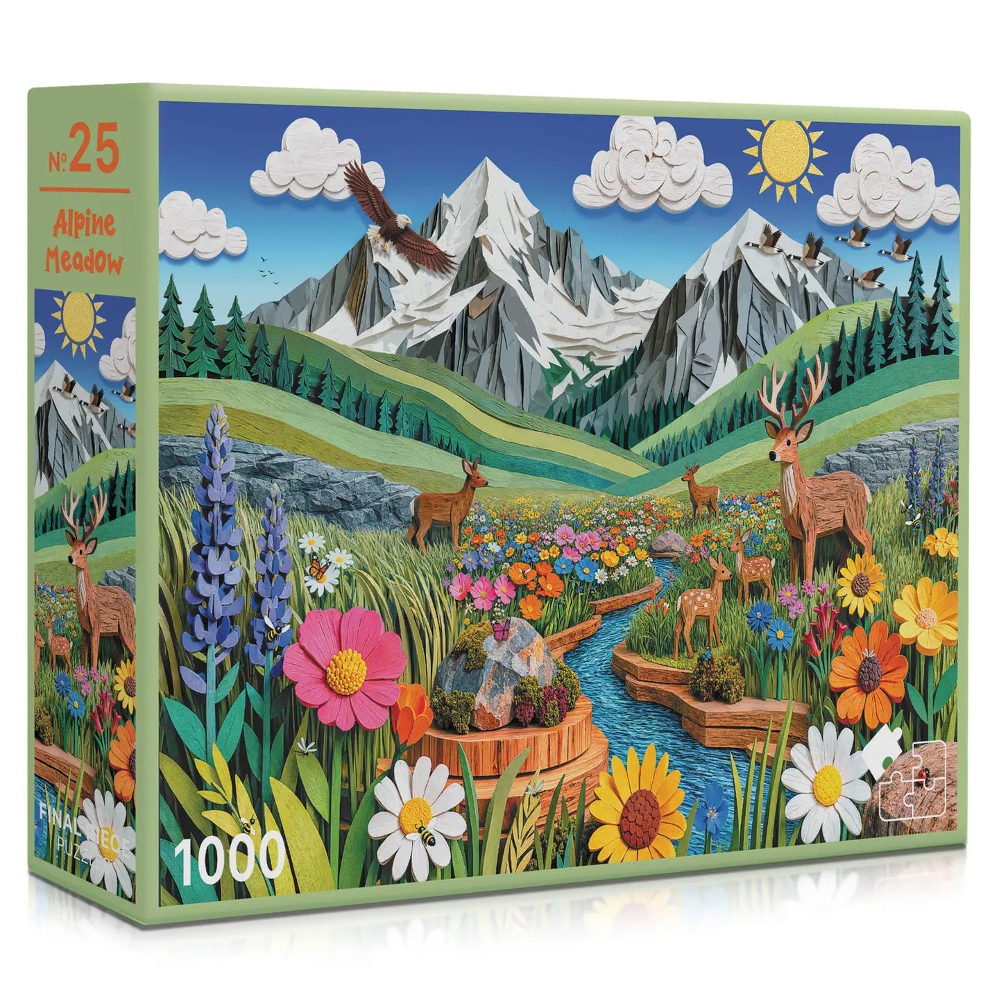 Final Piece No. 25 - Alpine Meadow 1000pc Puzzle