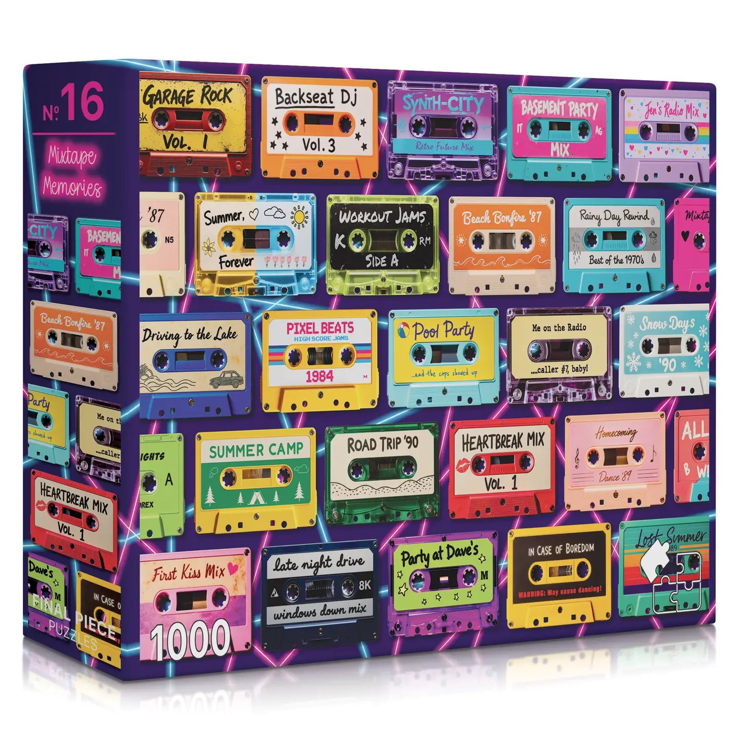 Final Piece No. 16 - Mixtape Memories 1000pc Puzzle