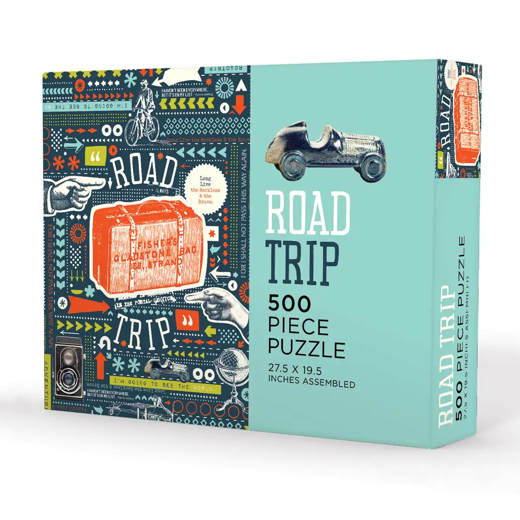 Gibbs Smith- Road Trip 500 pc Puzzle