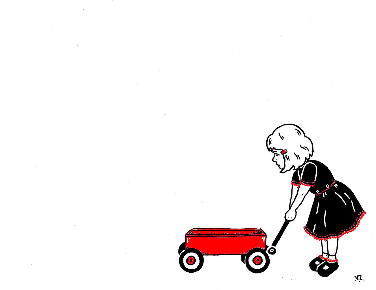 VanZayton Arts- Bring Out Your Dead 5x7 Print