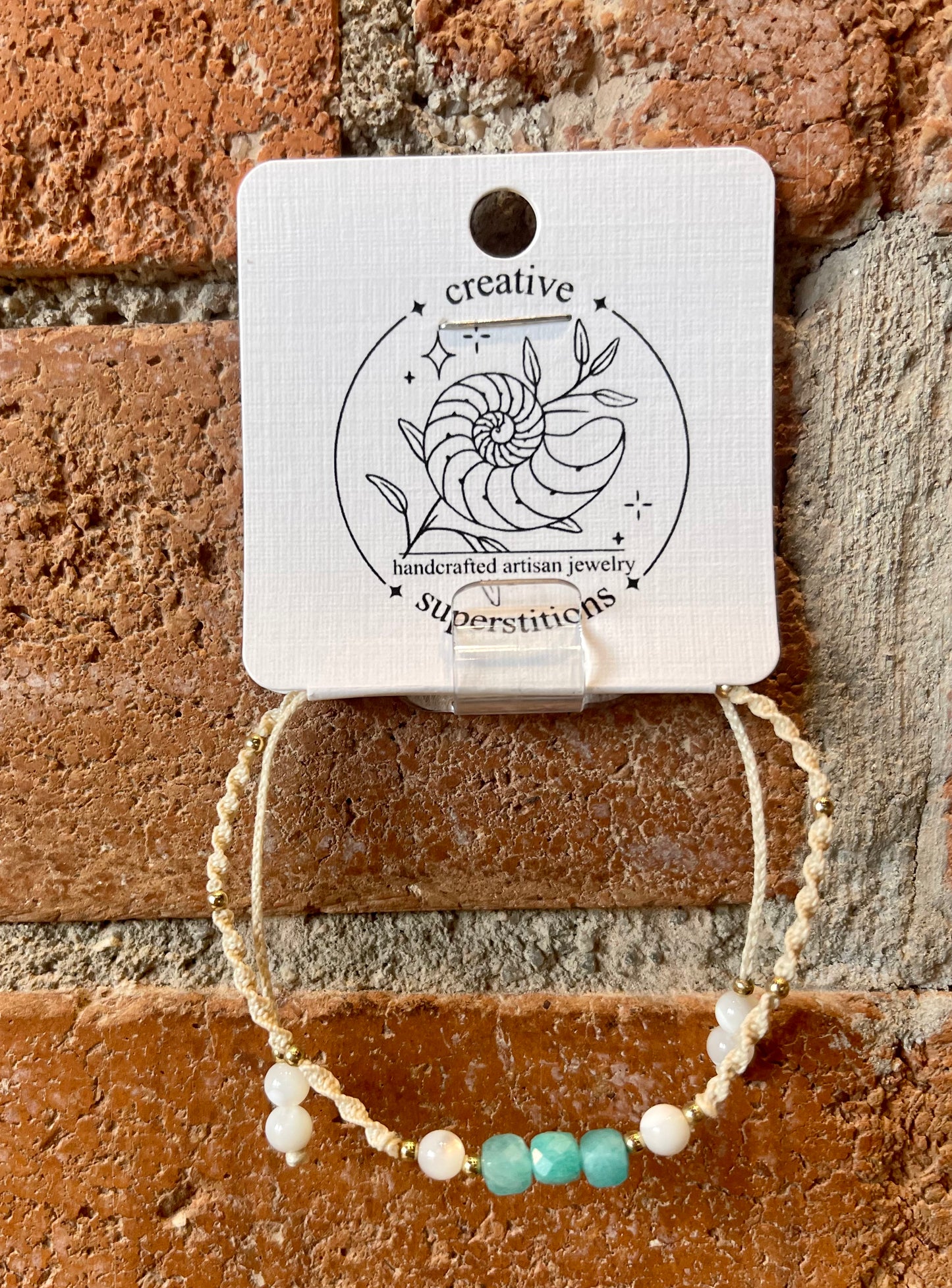 Creative Superstition Eco Macrame Bracelet