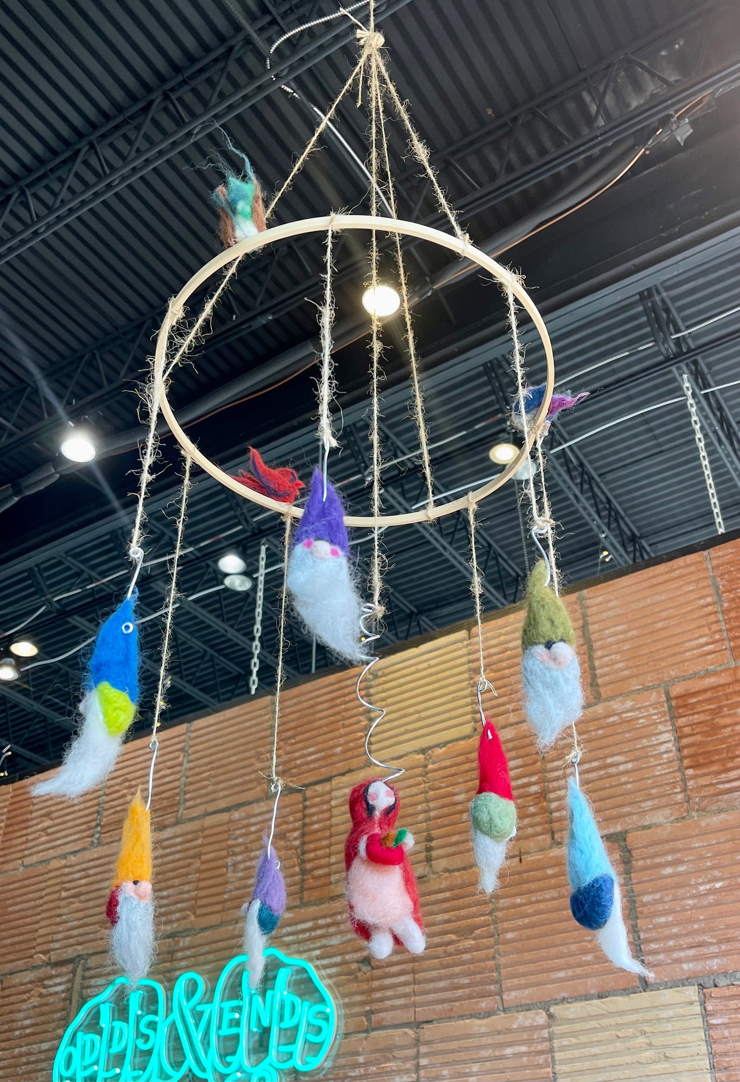 Keely Krueger- Handcrafted Felted Moss Mobiles