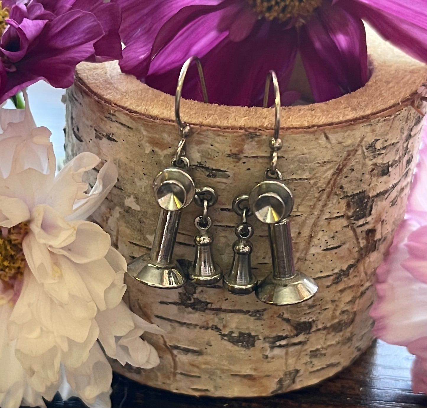 Vintage Telephone Dangle Earrings