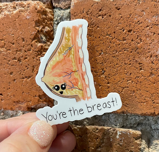 Christine Borst- You're the Breast! Sticker