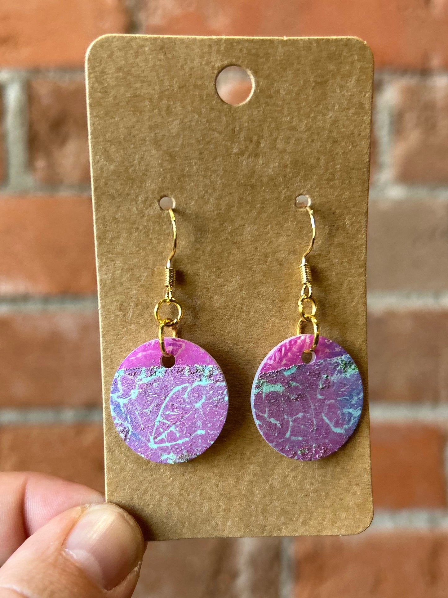 That's Sew Keri- Funky Shrinky Dink Earrings- Medium