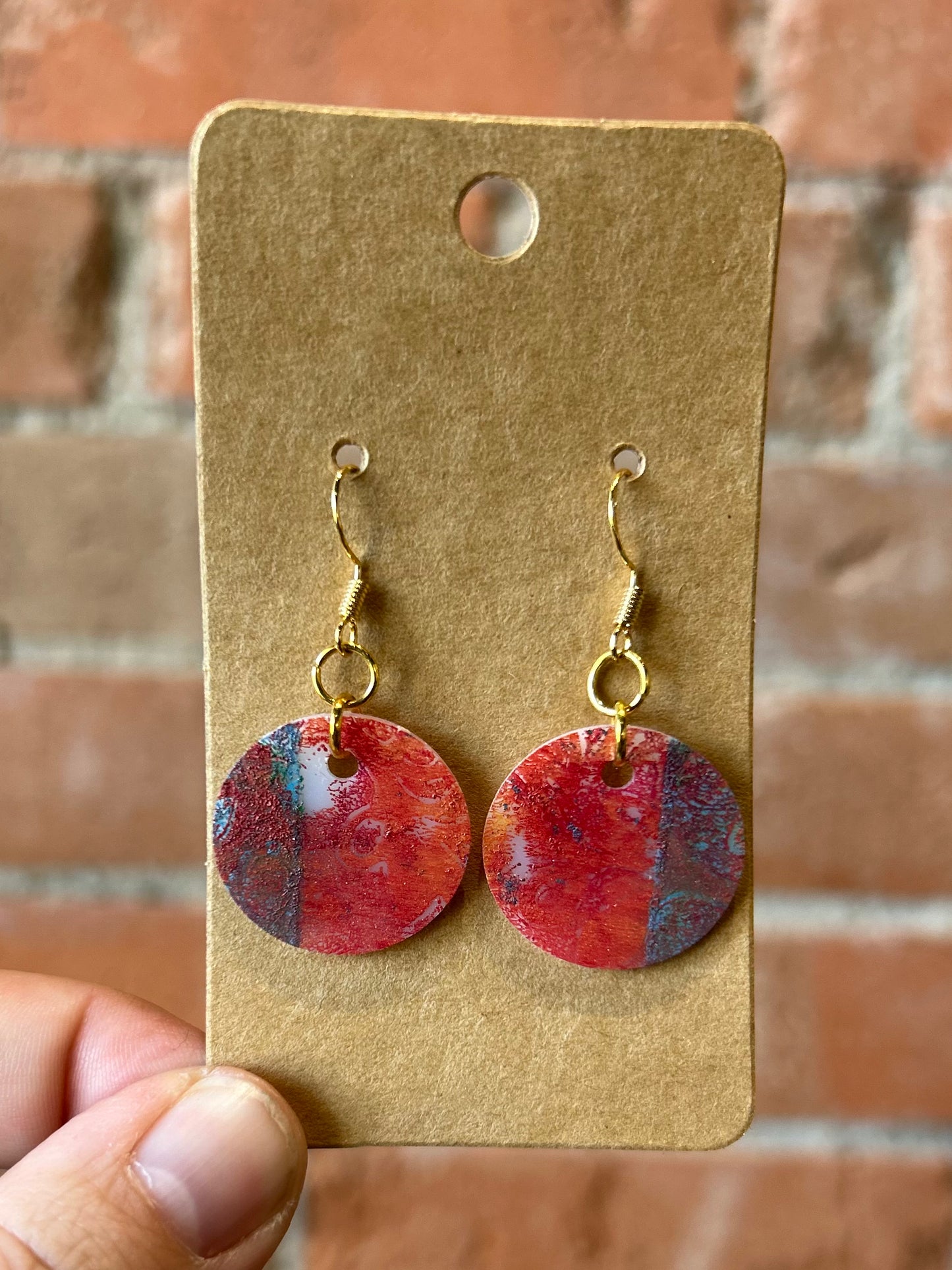 That's Sew Keri- Funky Shrinky Dink Earrings- Medium