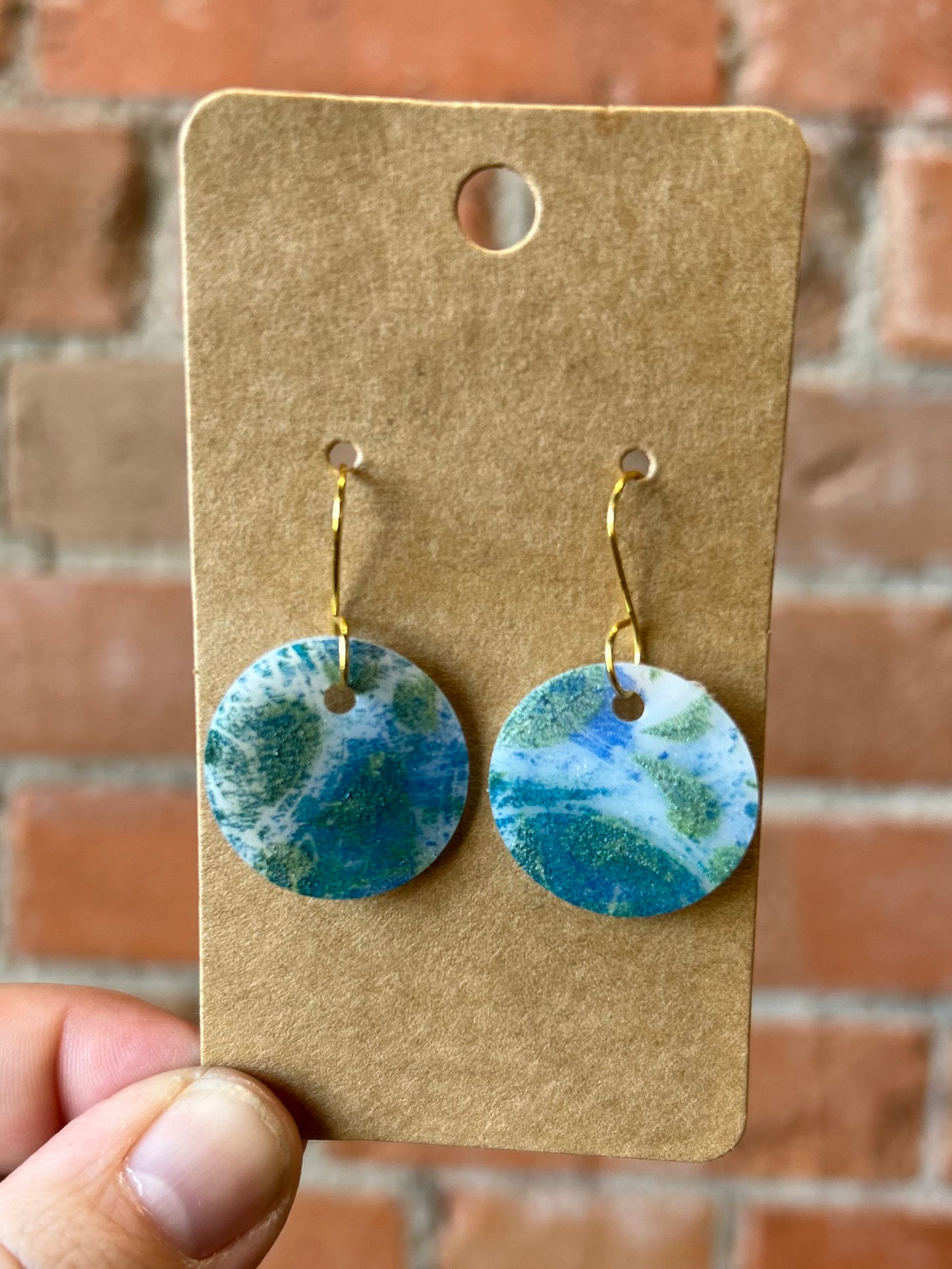 That's Sew Keri- Funky Shrinky Dink Earrings- Medium