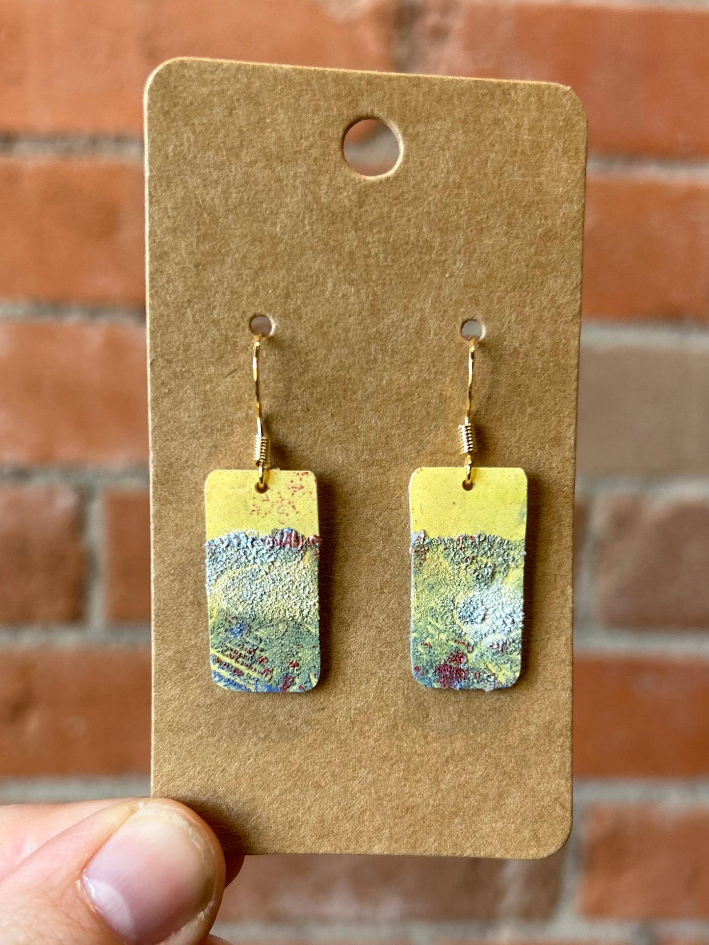 That's Sew Keri- Funky Shrinky Dink Earrings- Medium