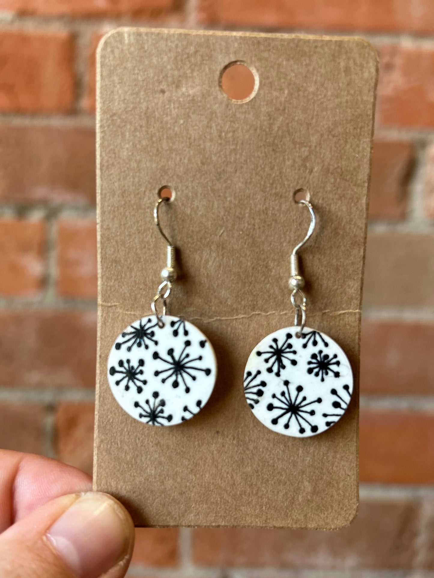 That's Sew Keri- Funky Shrinky Dink Earrings- Medium