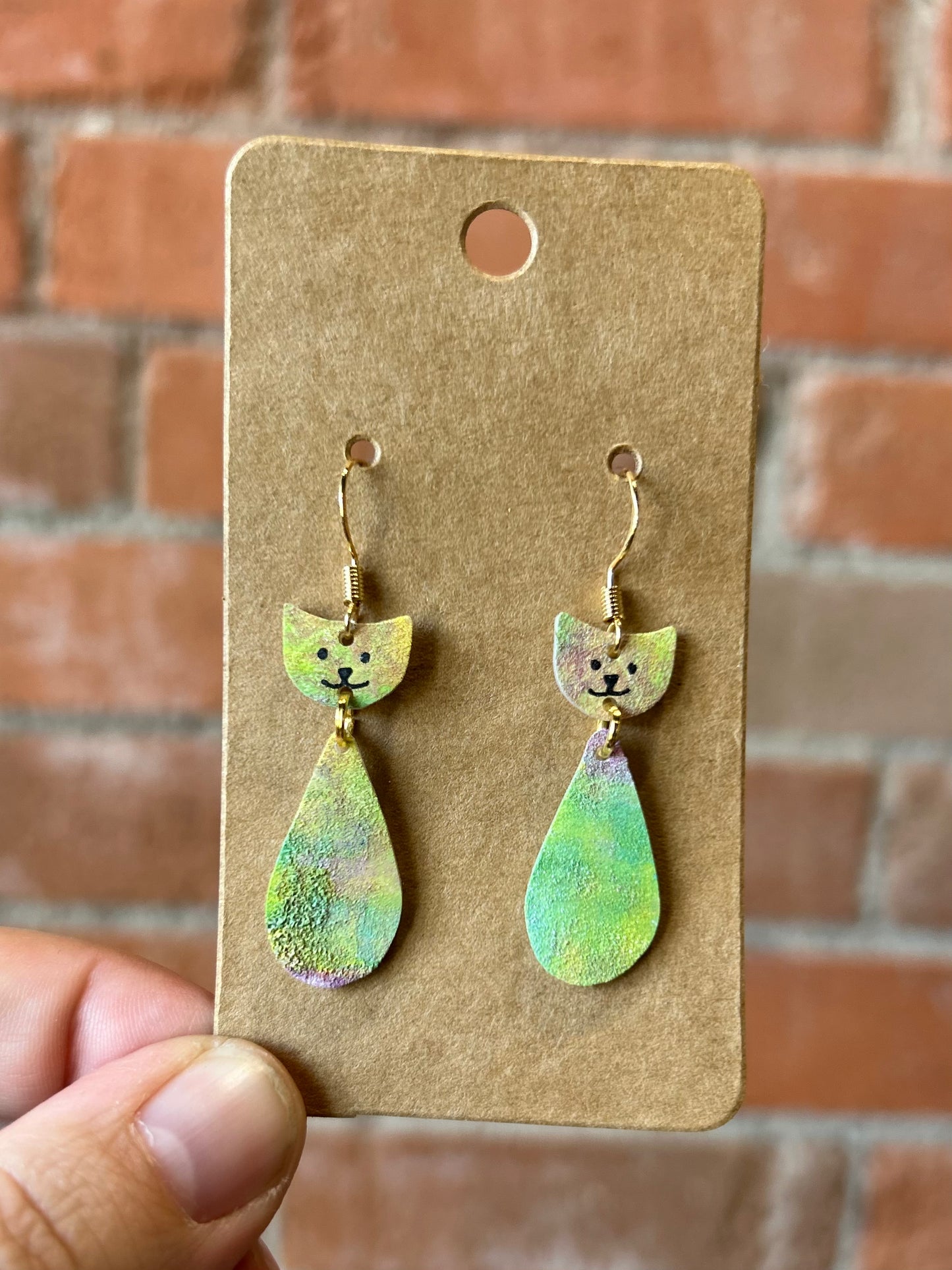 That's Sew Keri- Funky Shrinky Dink Earrings- Medium