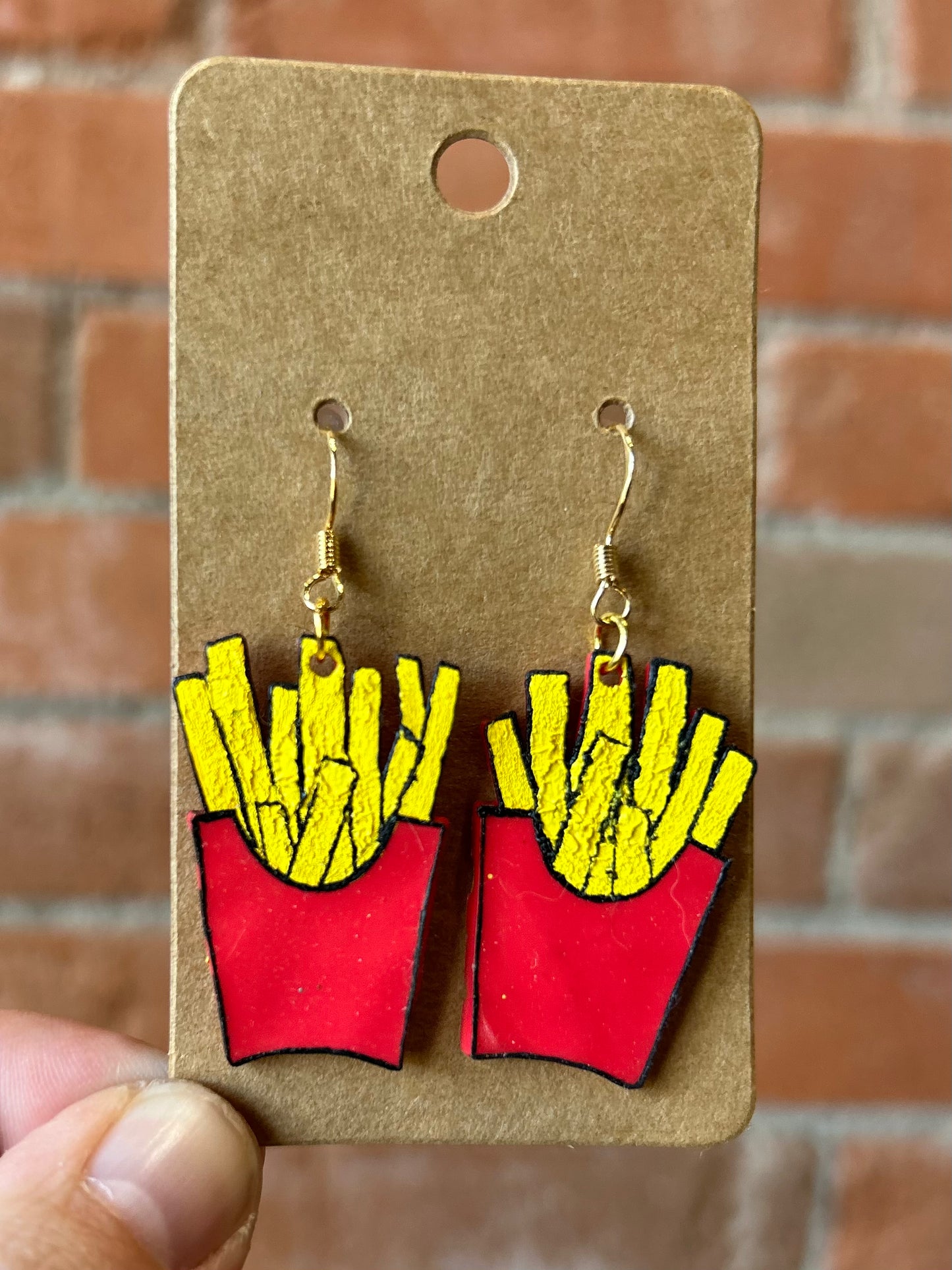 That's Sew Keri- Funky Shrinky Dink Earrings- Novelty