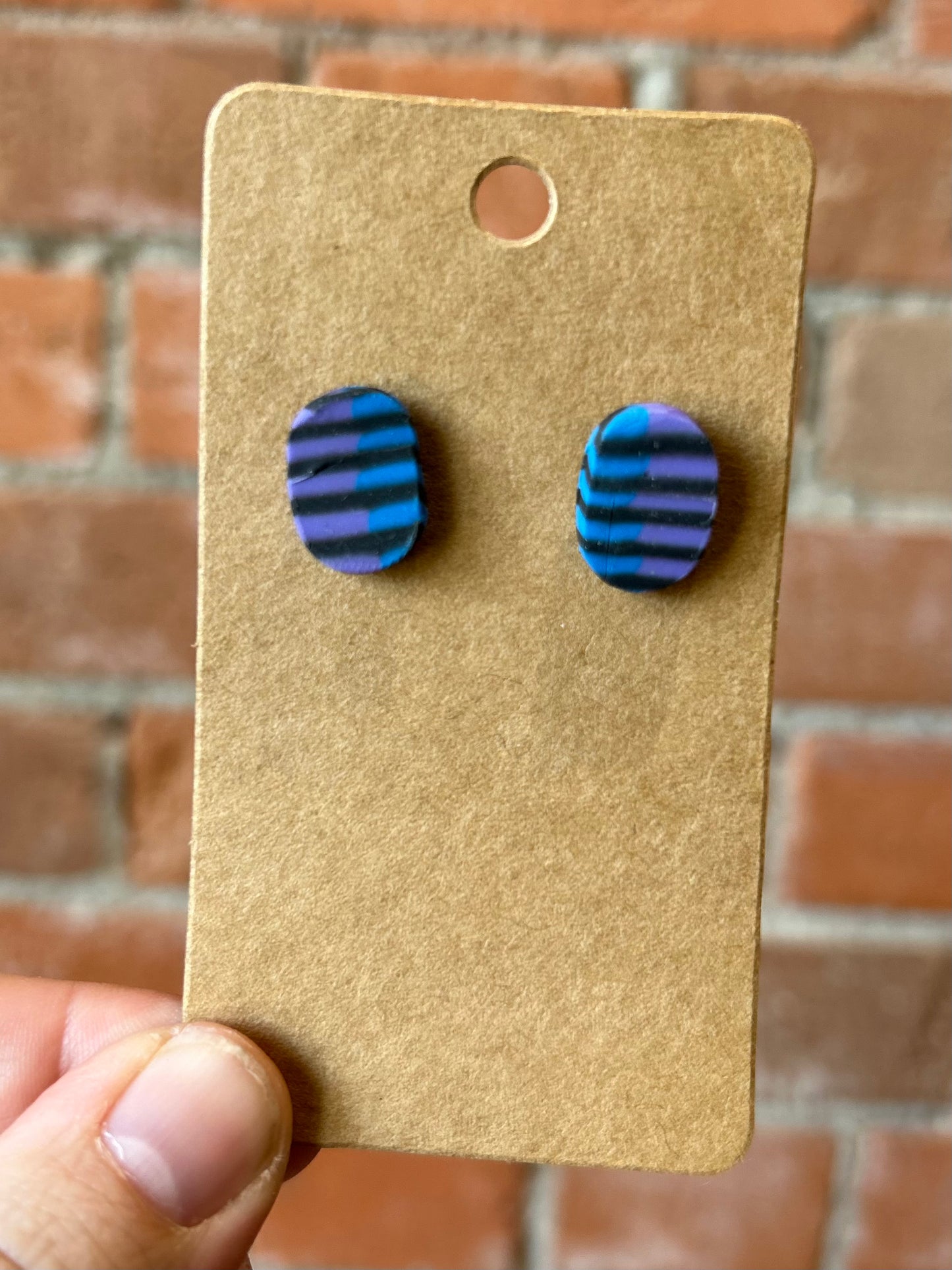 That's Sew Keri- Funky Shrinky Dink Earrings- Small
