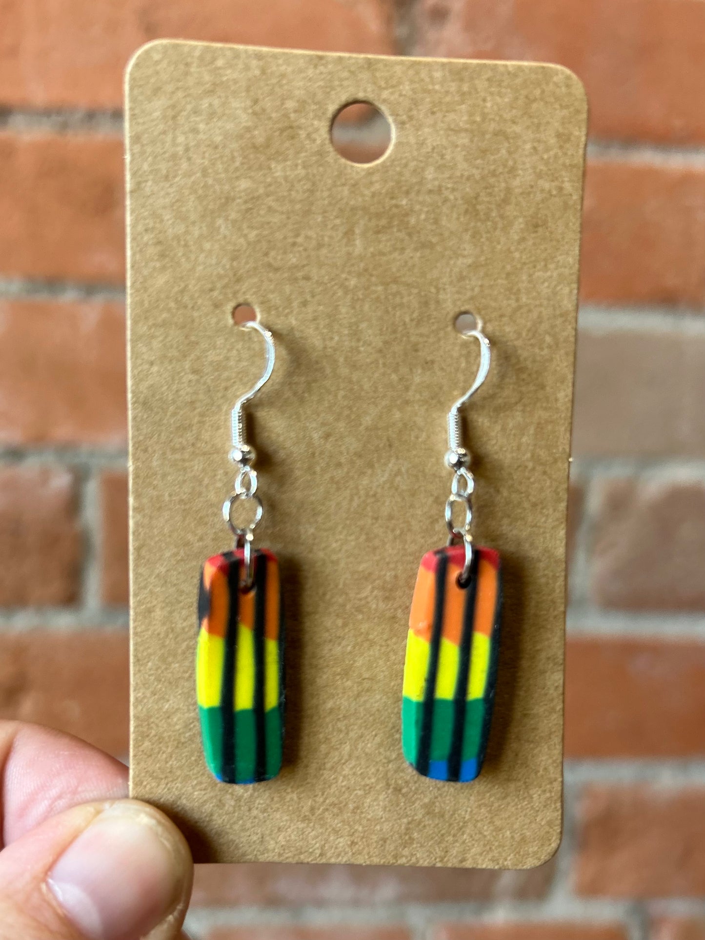 That's Sew Keri- Funky Shrinky Dink Earrings- Small