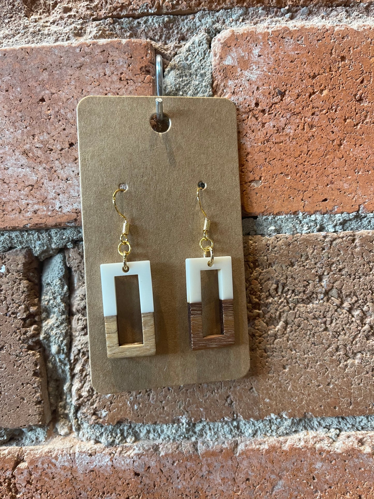 That's Sew Keri- Wood Earrings- Medium