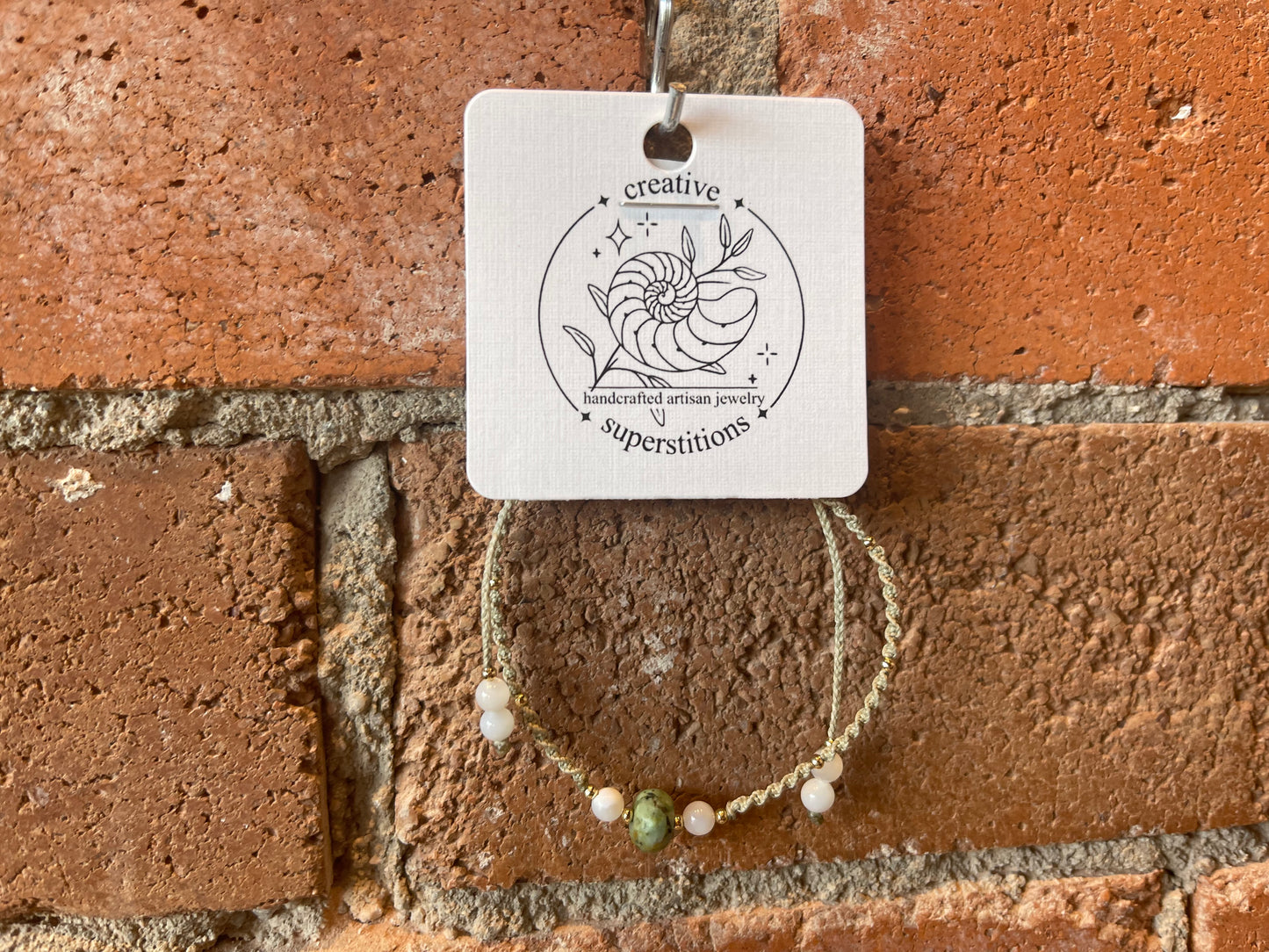 Creative Superstition Eco Macrame Bracelet