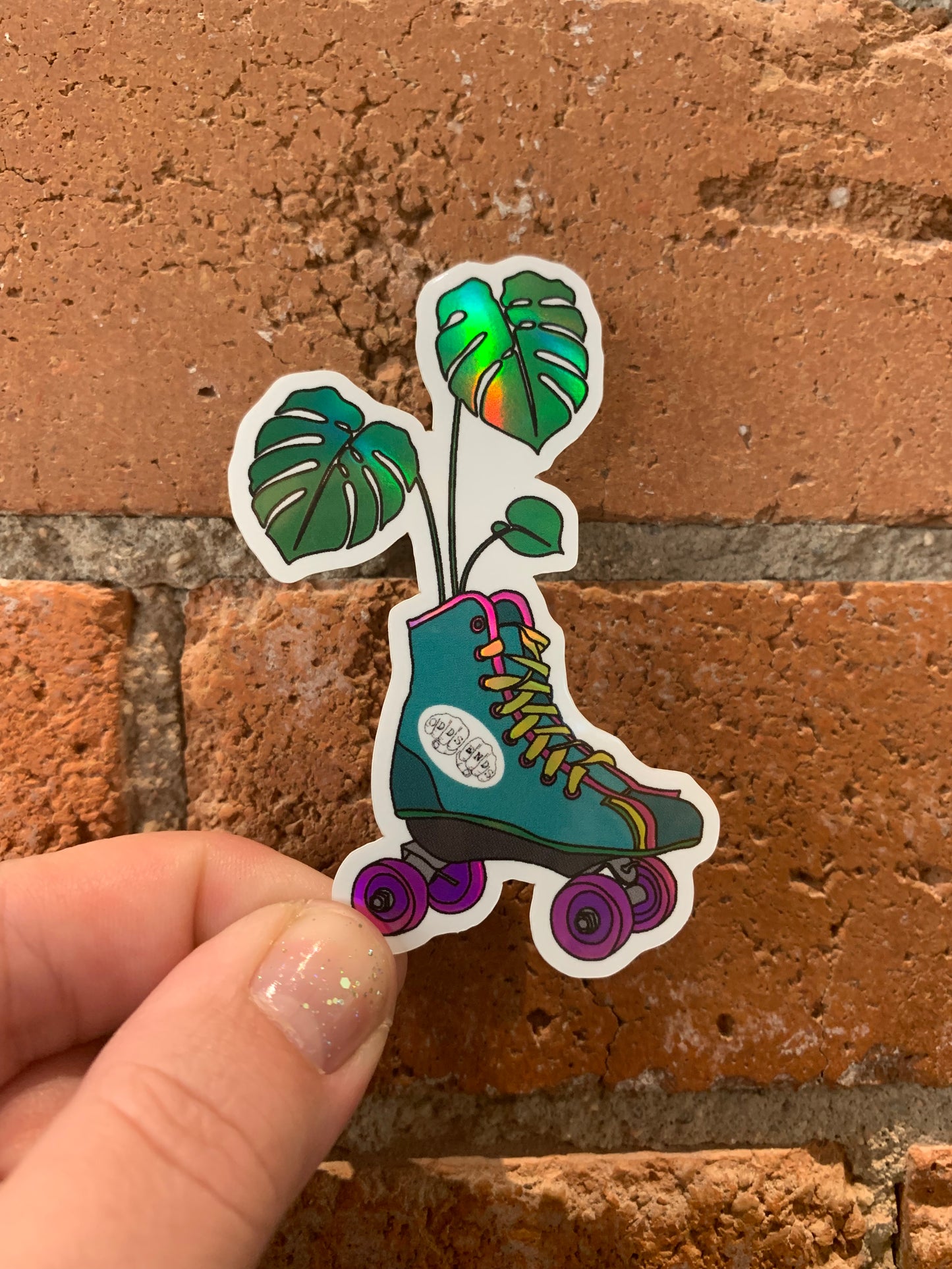 O&E Roller Plant Holographic Sticker