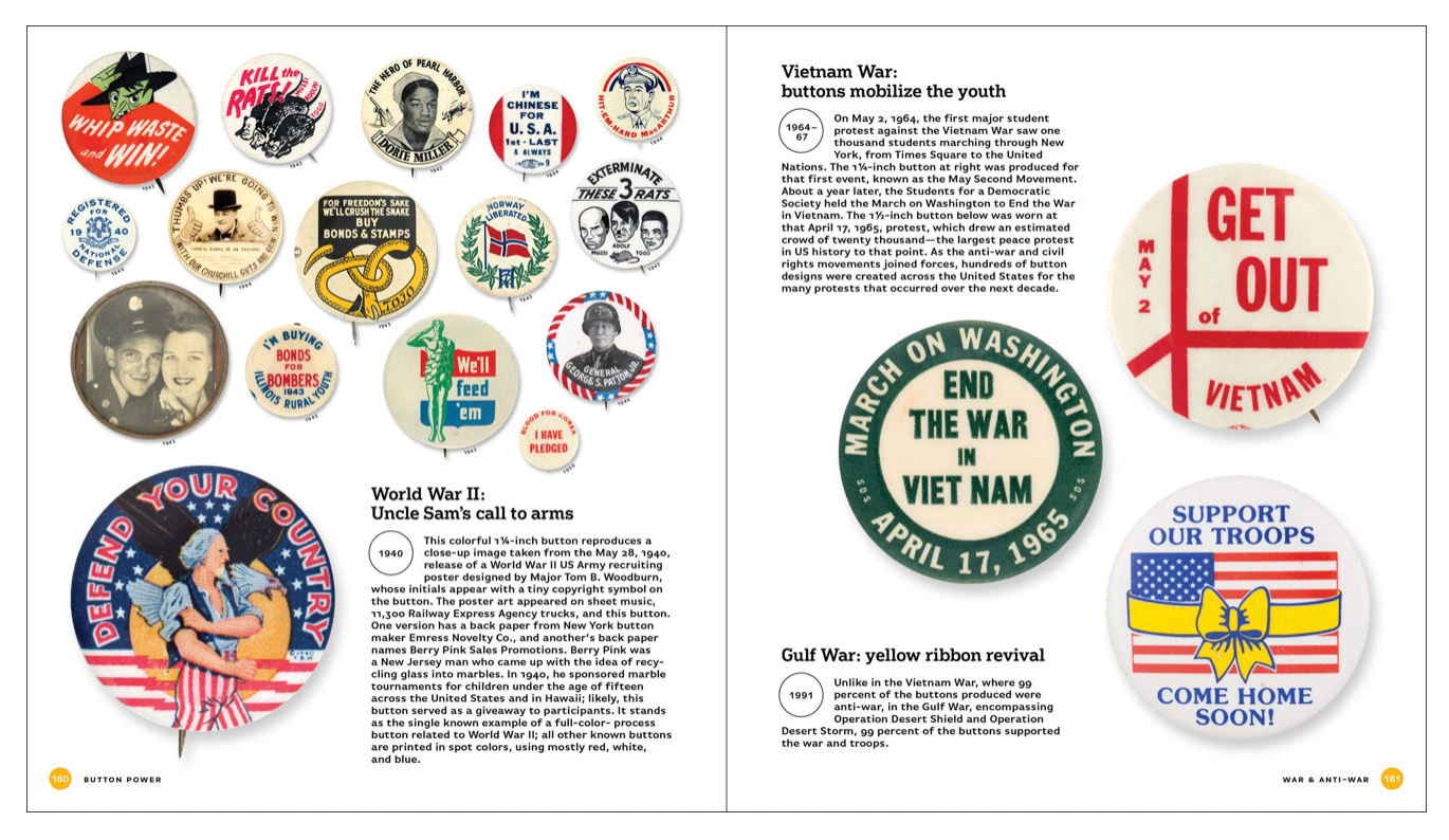 Button Power: 125 Years of Saying It with Buttons by Christen Carter and Ted Hake