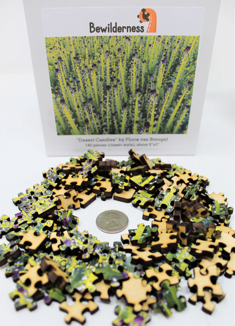 Bewilderness 140 Pieces Desert Candles Wooden Jigsaw Puzzle