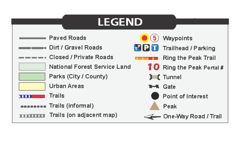Pocket Pals Trail Maps- Gold Camp Area #2 Trail Map