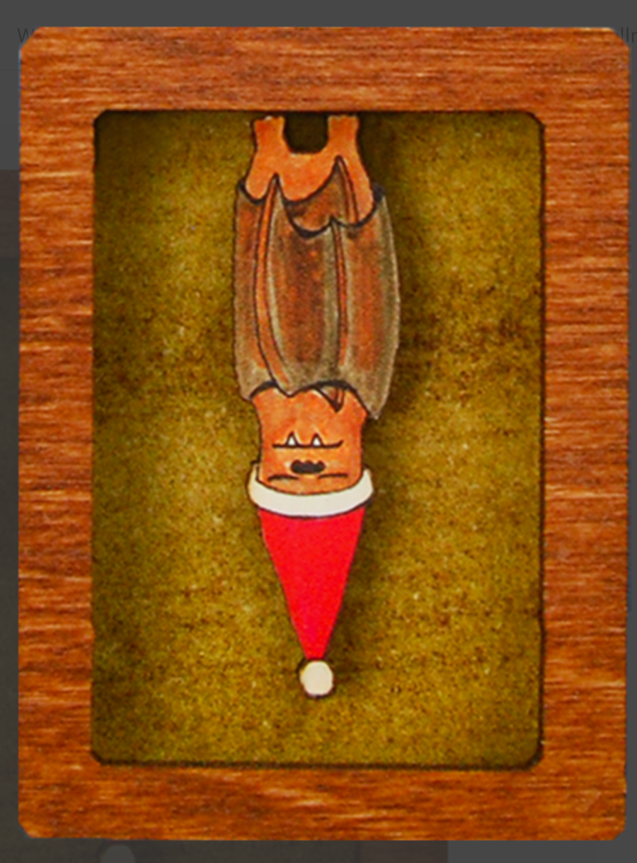 20 Leagues Santa Bat Ornament